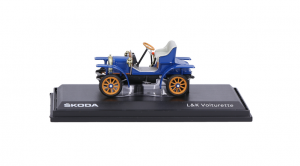 Abrex model Laurin & Klement Voiturette (1905) Modrá Gentian