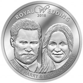 (2018) Cook Islands - 1 $ (Ag) - mince Královská svatba Harry a Megan