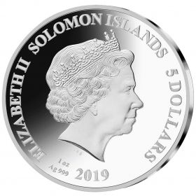 (2019) Šalamounovy ostrovy - 5 $ (1 oz.) Madonna - barevná (proof)