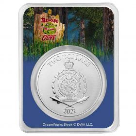 (2021) Niue - 2 $ (1 oz.) SHREK™ - stříbrní mince v krabičce