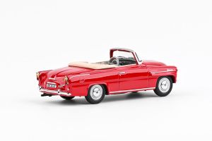 Abrex model Škoda Felicia Roadster (1963) - Červená Tmavá