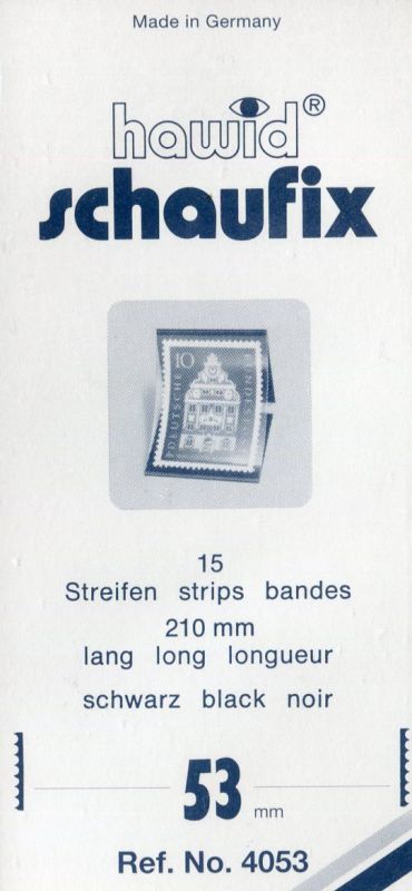 Hawid pásky 217 x 53 mm (s) černé - balení 15 ks (No. 4053)