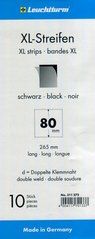 Hawid pásky XXL 265 x 80 mm (d) - balení 10 ks - černé