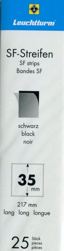 Hawidky, pásky 217 x 35 mm, 25 ks - černé