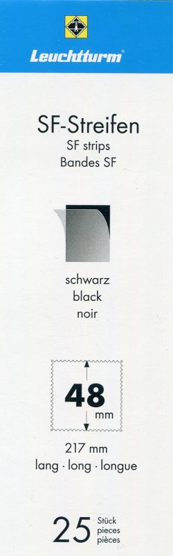 Hawidky, pásky 217 x 48 mm, 25 ks - černé