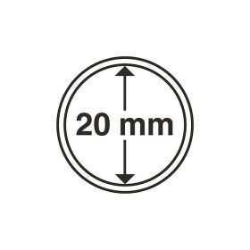GRIPS 20 mm - kulaté kapsle na mince 10 ks