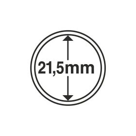 GRIPS 21,5 mm - kulaté kapsle na mince 10 ks