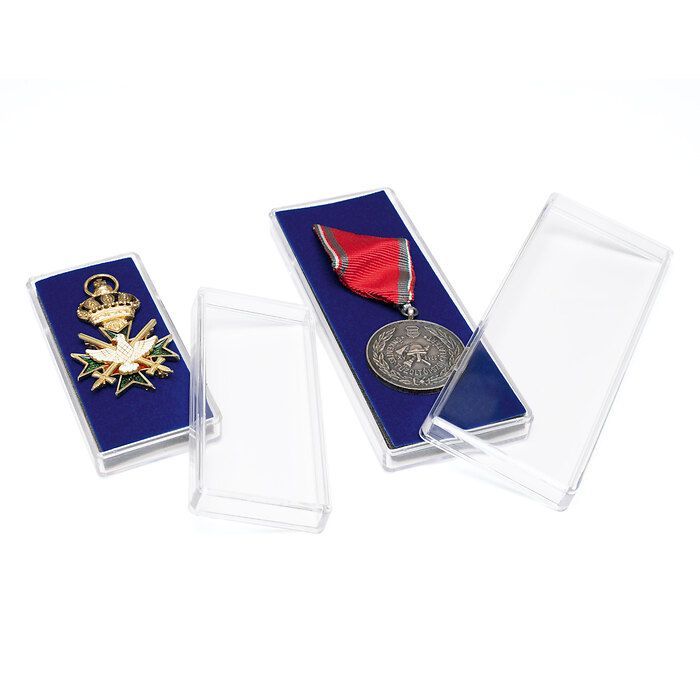 Kapsle na medaile S (98 x 44 mm), modrá, (bal. 5 ks)