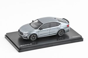 Abrex model Škoda Octavia IV RS (2020) - Šedá Platin Metalíza