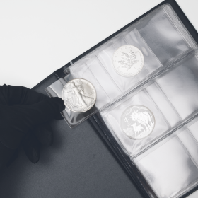 ROUTE kapesní album na 48 ks stříbrných mincí (do Ø 41 mm)