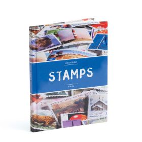 Zásobník na známky STAMPS modrý, A5, 16 ks bílých listů