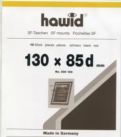 Hawid blok 130 x 85 mm (d) - balení 10 ks - černé