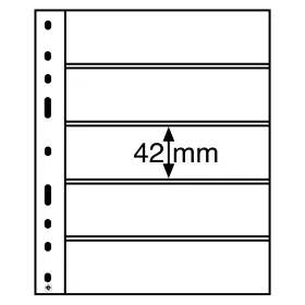 OPTIMA 5 C listy - průhledné (bal. 10 ks)