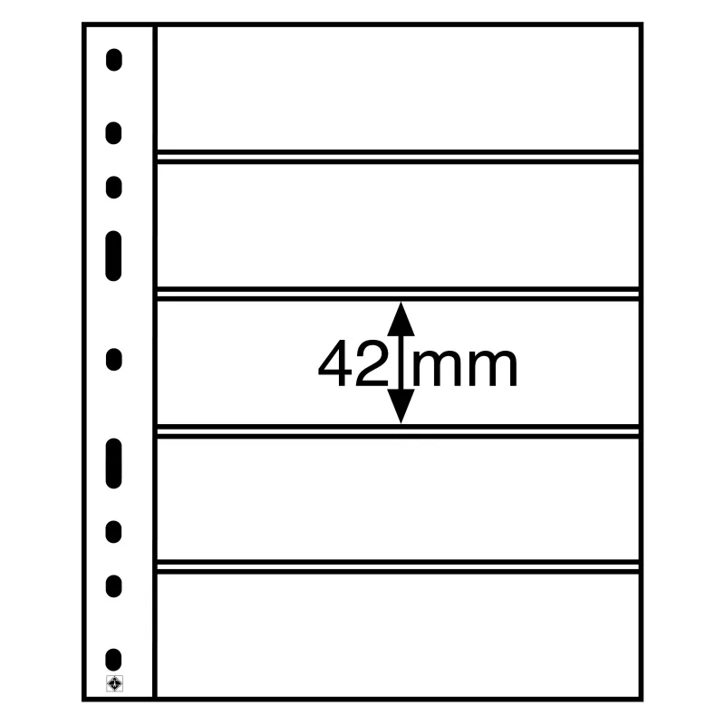 OPTIMA 5 C listy - průhledné (bal. 10 ks)