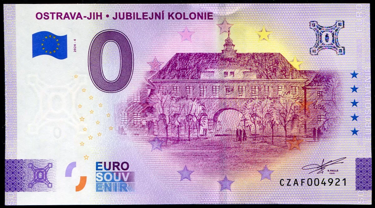 (2024-4) Česko - Ostrava - Jih, Jubilejní kolonie - € 0,- pamětní suvenýr