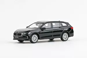 Abrex model Škoda Superb IV Combi (2023) - Černá Ebony Metalíza