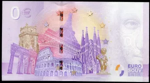 Česká republika euro suvenýr bankovky
