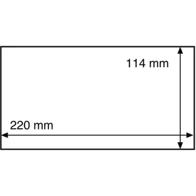 HP40 - folie na prodloužené pohlednice, bankovky 220x114 mm (bal. 50 ks)