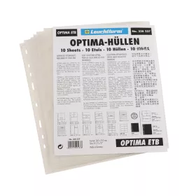 Leuchtturm OPTIMA listy ETB - průhledné (bal. 10 ks)