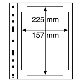 Leuchtturm OPTIMA listy ETB - průhledné (bal. 10 ks)