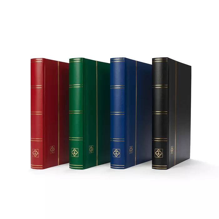 Leuchtturm zásobník na známky BASIC - A4, 64 stran, černé listy