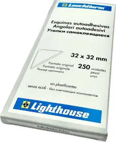 Samolepící růžky 32x32 mm, 250 ks