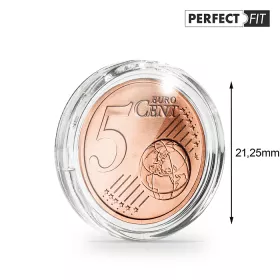 ULTRA Perfect Fit - 5 euro cent - kulaté kapsle na mince (bal. 10 ks) ULTRA Perfect Fit - 5 euro cent - kulaté bublinky (bal. 10 ks)